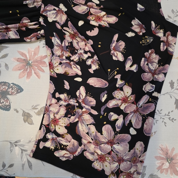 East Adeline Black Floral Maxi Dress – Women’s 1X - Picture 8 of 8